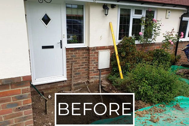 Before new porch install | Crawley, Horsham & East Grinstead